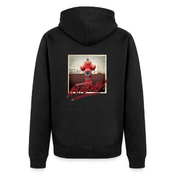 Aliens 1 - Unisex Premium Organic Zip Hoodie - black - Back - Nico (187cm)