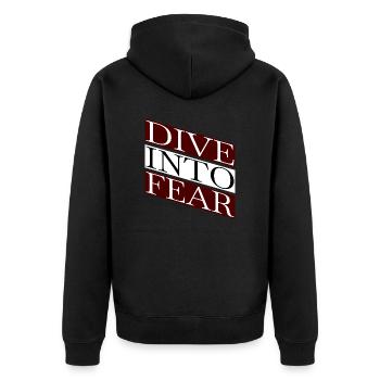 Brave Heart Saut à l’élastique en chute libre Happy Cool - Veste à capuche bio Premium Unisexe - noir - Dos - Nico (187cm)