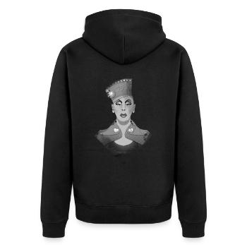 LGBT Drag Queen - Veste à capuche bio Premium Unisexe - noir - Dos - Nico (187cm)
