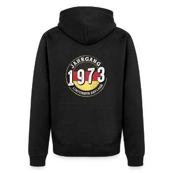Das Beste aus 1973 limitierte Auflage 51st - Veste à capuche bio Premium Unisexe - noir - Dos - Nico (187cm)