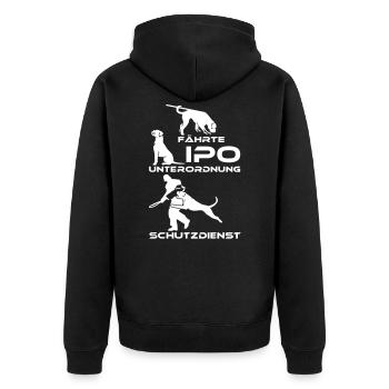 403 Boxer IPO - Veste à capuche bio Premium Unisexe - noir - Dos - Nico (187cm)