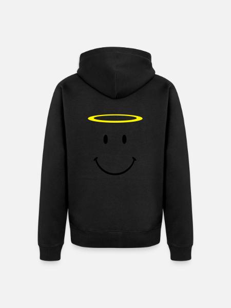 Auréole - Veste à capuche bio Premium Unisexe - noir