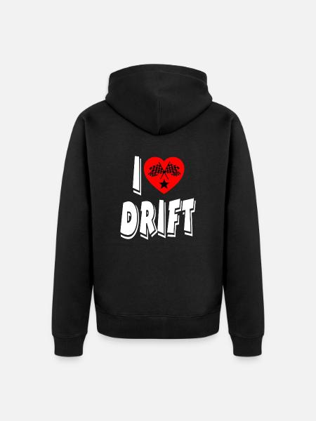 Auto - Unisex Premium Bio Zip Hoodie - Schwarz