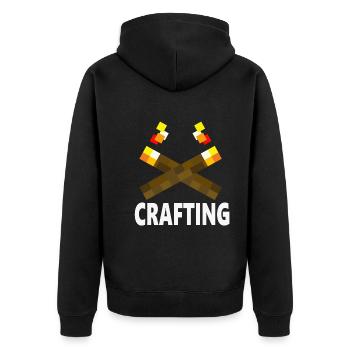 Artisanat Artisanat Gaming Nerd Gammers Gaming Funny - Veste à capuche bio Premium Unisexe - noir - Dos - Nico (187cm)