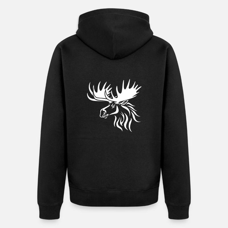 Élan - Veste à capuche bio Premium Unisexe - noir