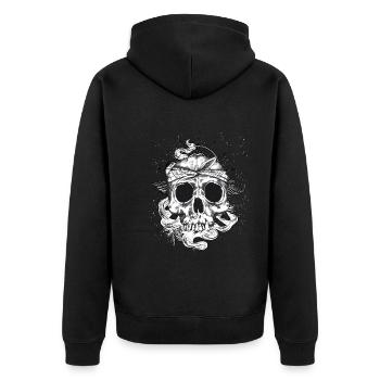 Occult Goth Grunge Gothique Punk Metal - Veste à capuche bio Premium Unisexe - noir - Dos - Nico (187cm)