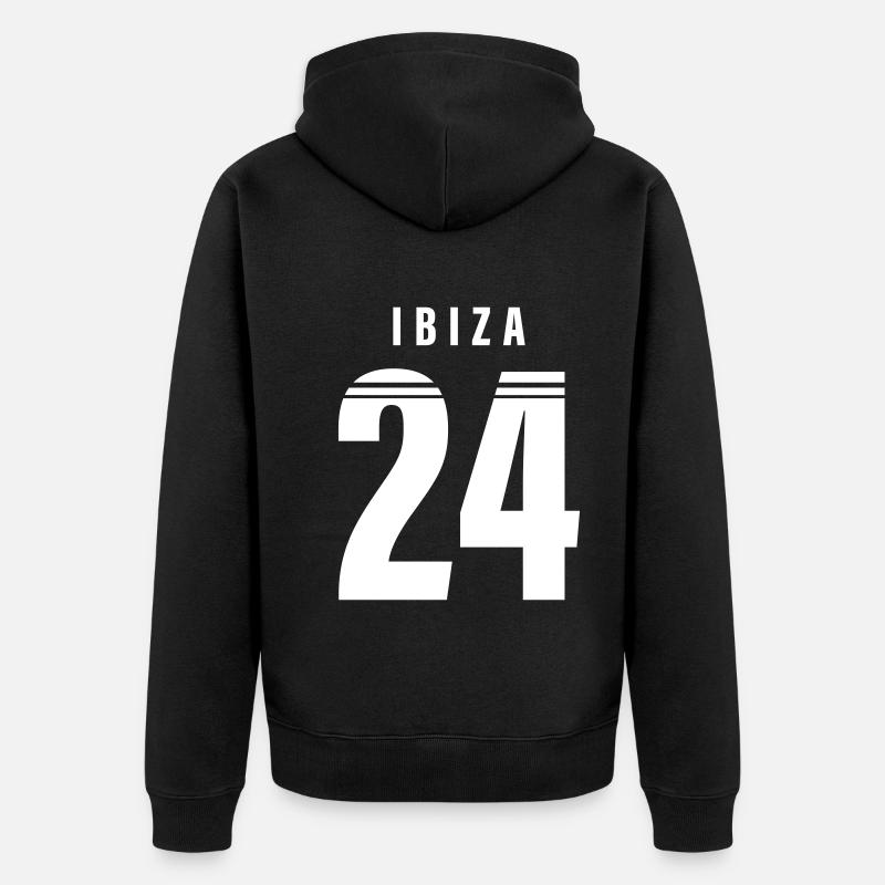 Ibiza 24 - Veste à capuche bio Premium Unisexe - noir