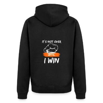 -starred chef chef kitchen cooking drive ambition - Unisex Premium Organic Zip Hoodie - black - Back - Nico (187cm)