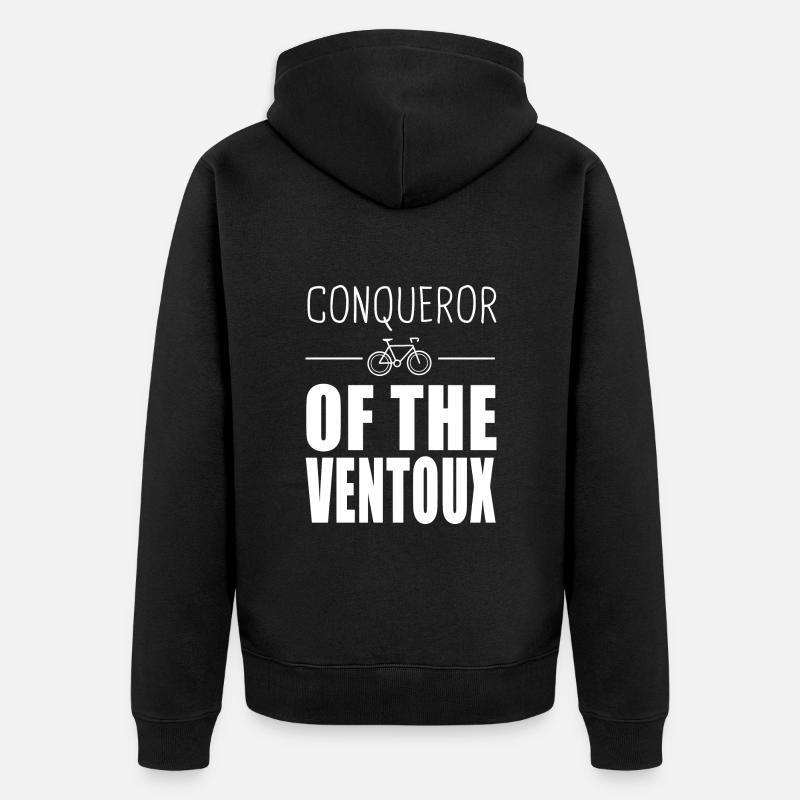 Conquérant du Ventoux - Veste à capuche bio Premium Unisexe - noir