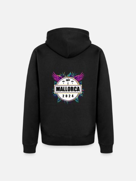 Mallorca 2024 Team - Unisex Premium Organic Zip Hoodie - black
