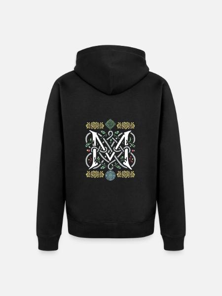 M - Veste à capuche bio Premium Unisexe - noir