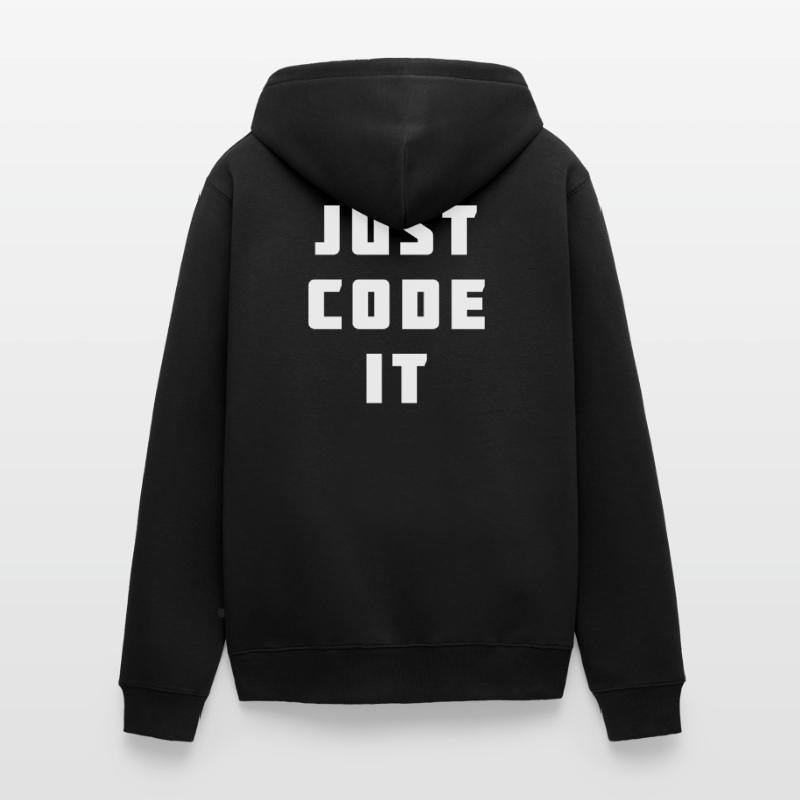Codiere es einfach Unisex Premium Bio Zip Hoodie