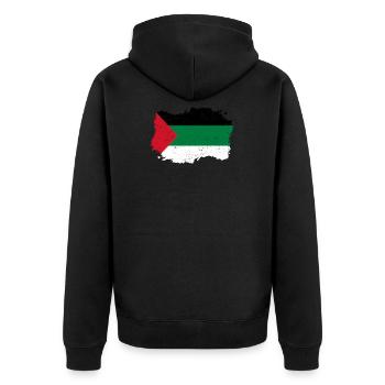 Roots pays drapeau palestine Palest - Veste à capuche bio Premium Unisexe - noir - Dos - Nico (187cm)