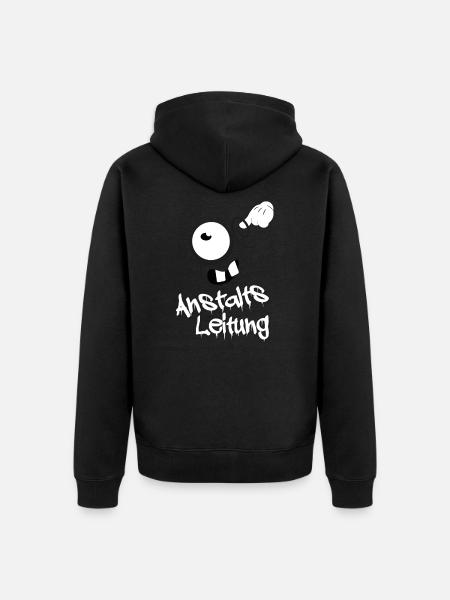 Anstaltsleitung - Unisex Premium Bio Zip Hoodie - Schwarz