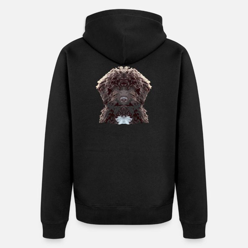 lagotto9 1 - Veste à capuche bio Premium Unisexe - noir