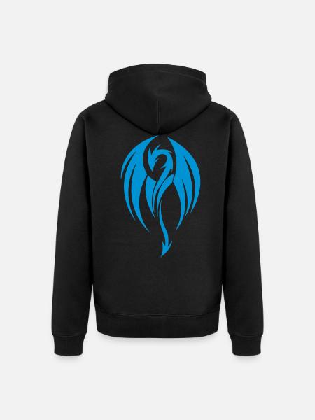 Dragon - Veste à capuche bio Premium Unisexe - noir