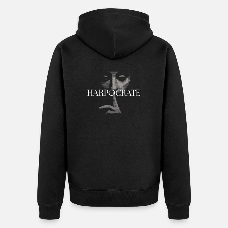 Harpocrate - Veste à capuche bio Premium Unisexe - noir