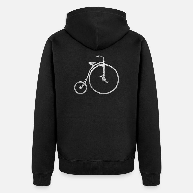 Vélo vélo vélo - Veste à capuche bio Premium Unisexe - noir