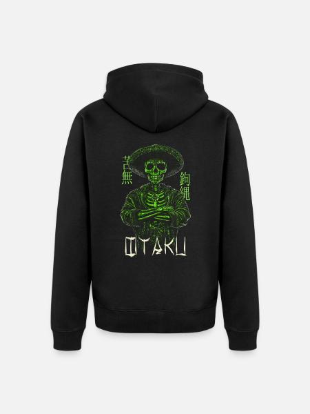 Otaku d’anime - Veste à capuche bio Premium Unisexe - noir
