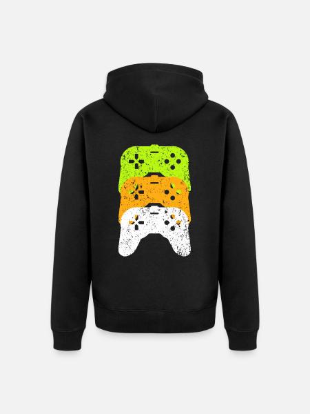 Gaming - Unisex Premium Organic Zip Hoodie - black