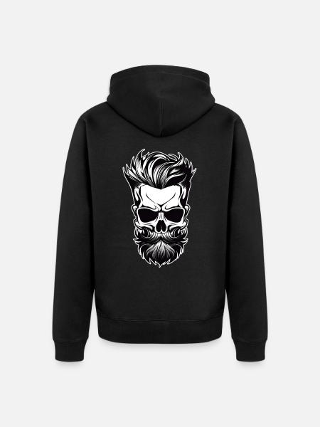 Cooler Rudeboy - Unisex Premium Bio Zip Hoodie - Schwarz