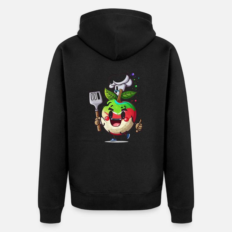 Préparer une tempête - Veste à capuche bio Premium Unisexe - noir