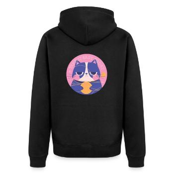 TAKE EASY - Veste à capuche bio Premium Unisexe - noir - Dos - Nico (187cm)