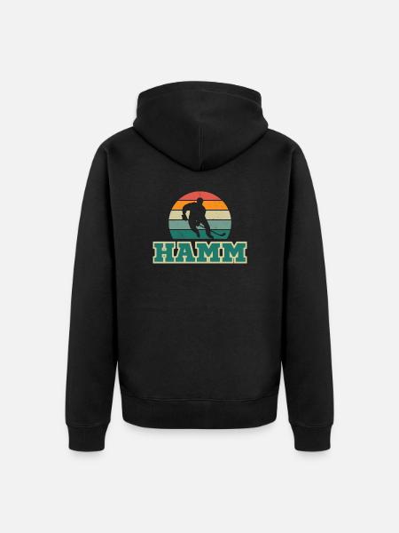 Hamm, my city! - Unisex Premium Organic Zip Hoodie - black