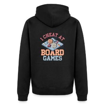 Je triche aux jeux de société Nerd Gamer Joueur de table - Veste à capuche bio Premium Unisexe - noir - Dos - Nico (187cm)
