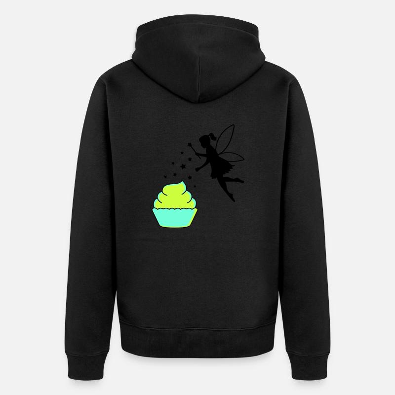 Frais d’arriéré - Veste à capuche bio Premium Unisexe - noir