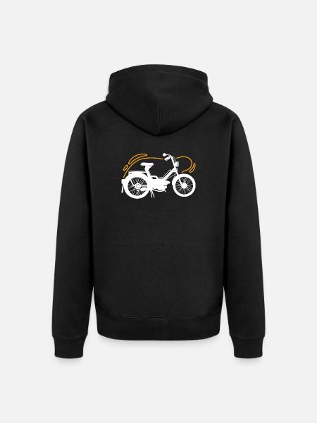 Mobylette - Veste à capuche bio Premium Unisexe - noir