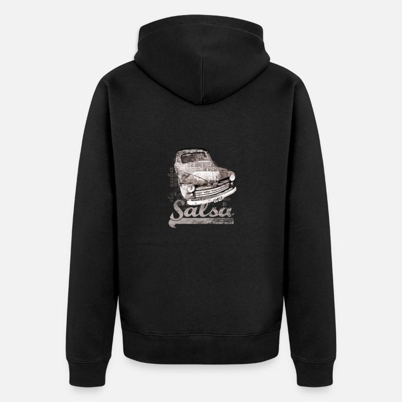 salsa - Veste à capuche bio Premium Unisexe - noir