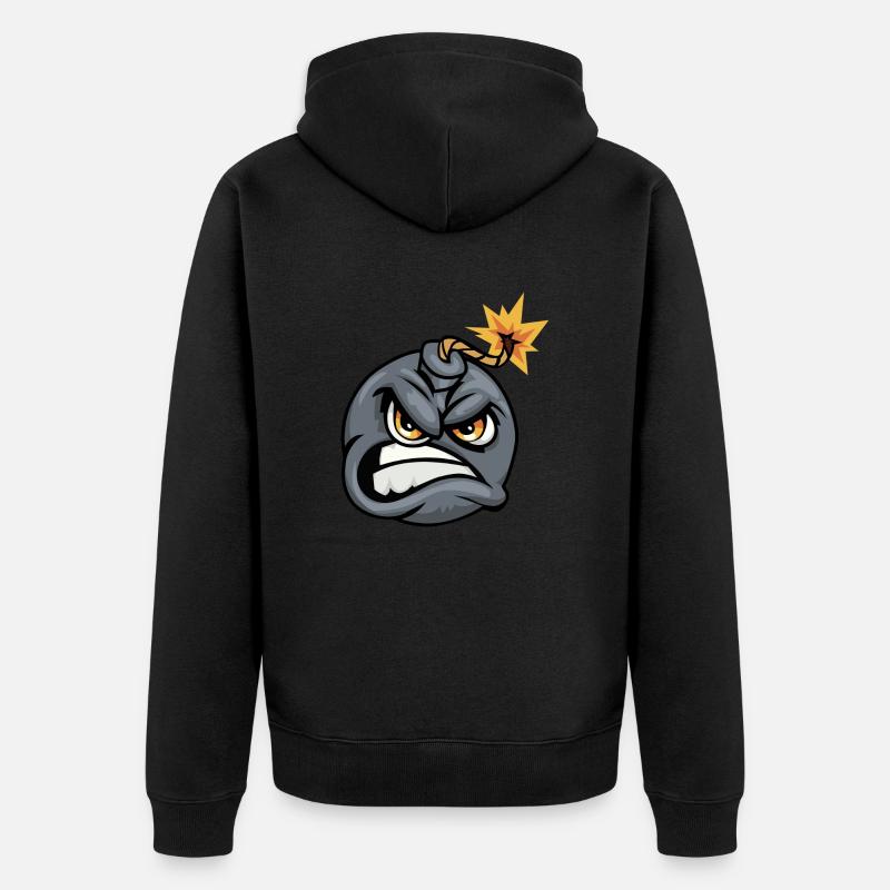 Comic Bomb - Veste à capuche bio Premium Unisexe - noir