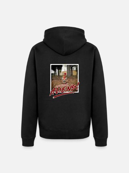 Aliens 10 - Unisex Premium Organic Zip Hoodie - black
