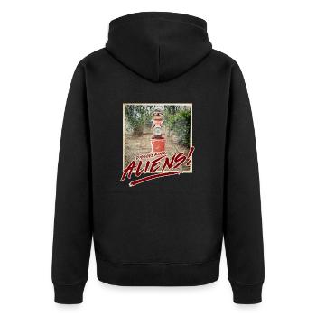 Étrangers 11 - Veste à capuche bio Premium Unisexe - noir - Dos - Nico (187cm)