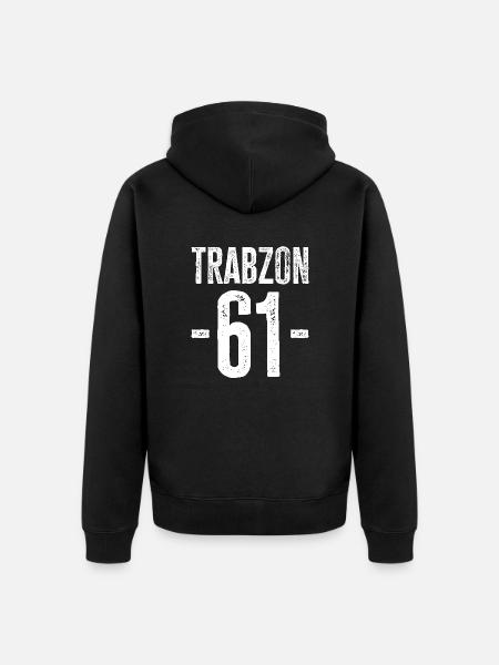 Trabzon 61 – Black Sea Region from Türkiye - Unisex Premium Organic Zip Hoodie - black