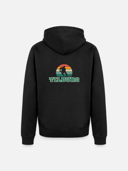 Tilburg, ma ville ! - Veste à capuche bio Premium Unisexe - noir