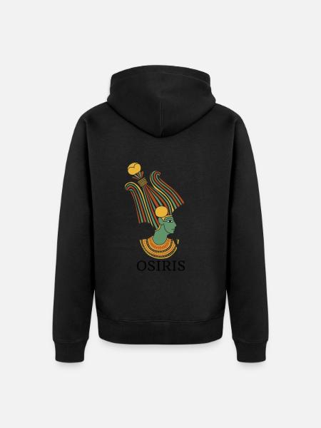 OSIRIS, Gott der Unterwelt - Unisex Premium Bio Zip Hoodie -