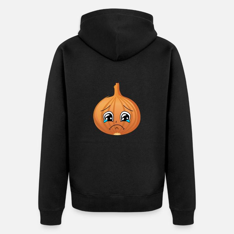 Oignon empathique - Veste à capuche bio Premium Unisexe - noir