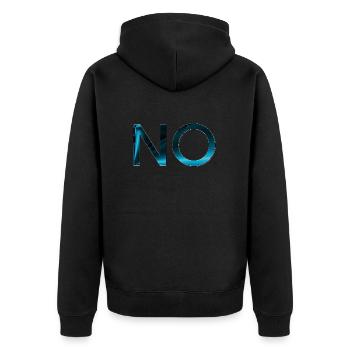 NO - Veste à capuche bio Premium Unisexe - noir - Dos - Nico (187cm)