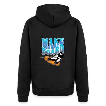 Wakeboarding Wakeboard - Veste à capuche bio Premium Unisexe - noir - Dos - Nico (187cm)