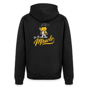 Bee Freddie Queen Mercury Singer Idea Gift - Unisex Premium Organic Zip Hoodie - black - Back - Nico (187cm)