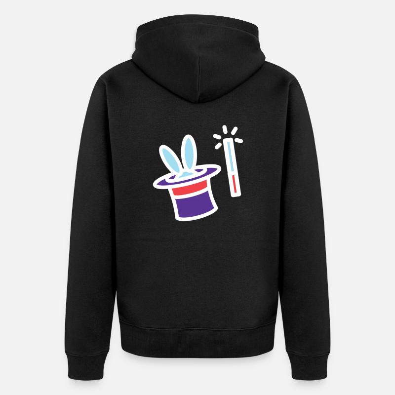 trylling - Veste à capuche bio Premium Unisexe - noir