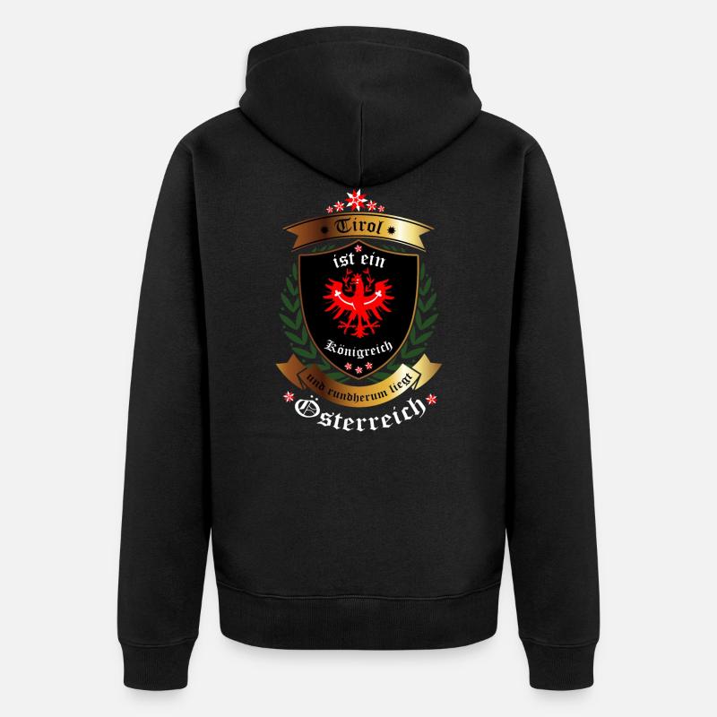 Tirol - Veste à capuche bio Premium Unisexe - noir