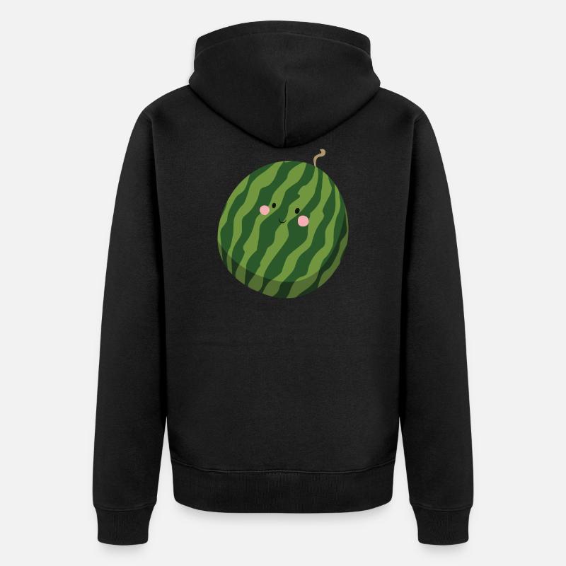 Pastèque - Veste à capuche bio Premium Unisexe - noir