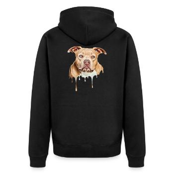 Bully Art American Bully Exotic Bully - Veste à capuche bio Premium Unisexe - noir - Dos - Nico (187cm)