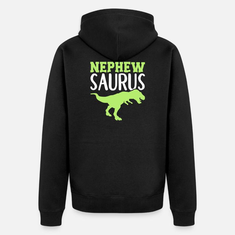 Neffe - Unisex Premium Bio Zip Hoodie - Schwarz