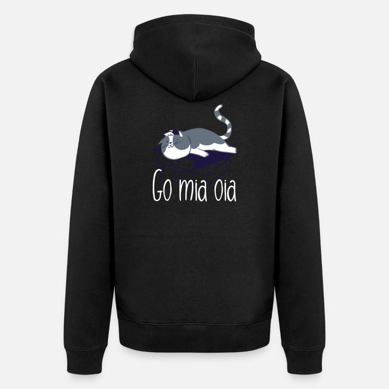 Allez mon oia - Veste à capuche bio Premium Unisexe - noir