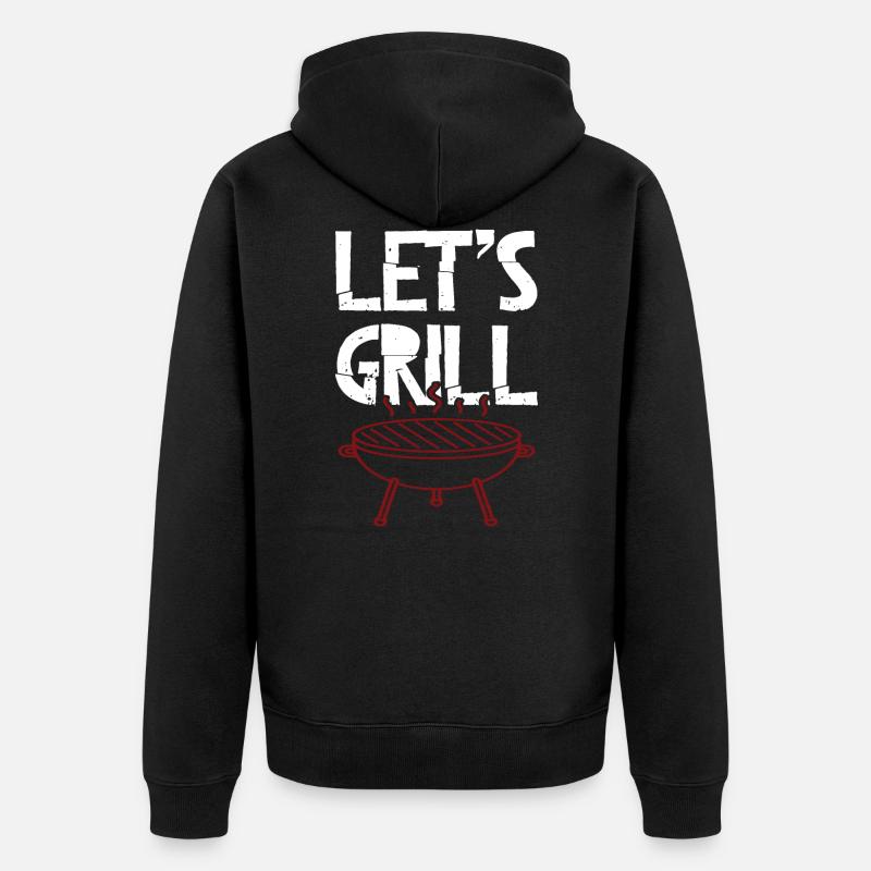 Griller - Veste à capuche bio Premium Unisexe - noir