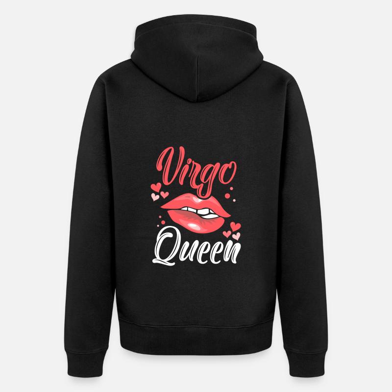 Sternzeichen - Unisex Premium Bio Zip Hoodie - Schwarz